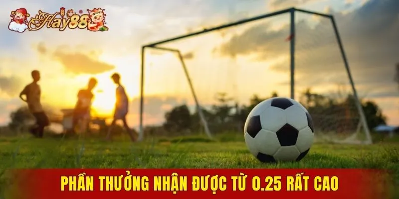 Phần thưởng nhận được từ 0.25 rất cao